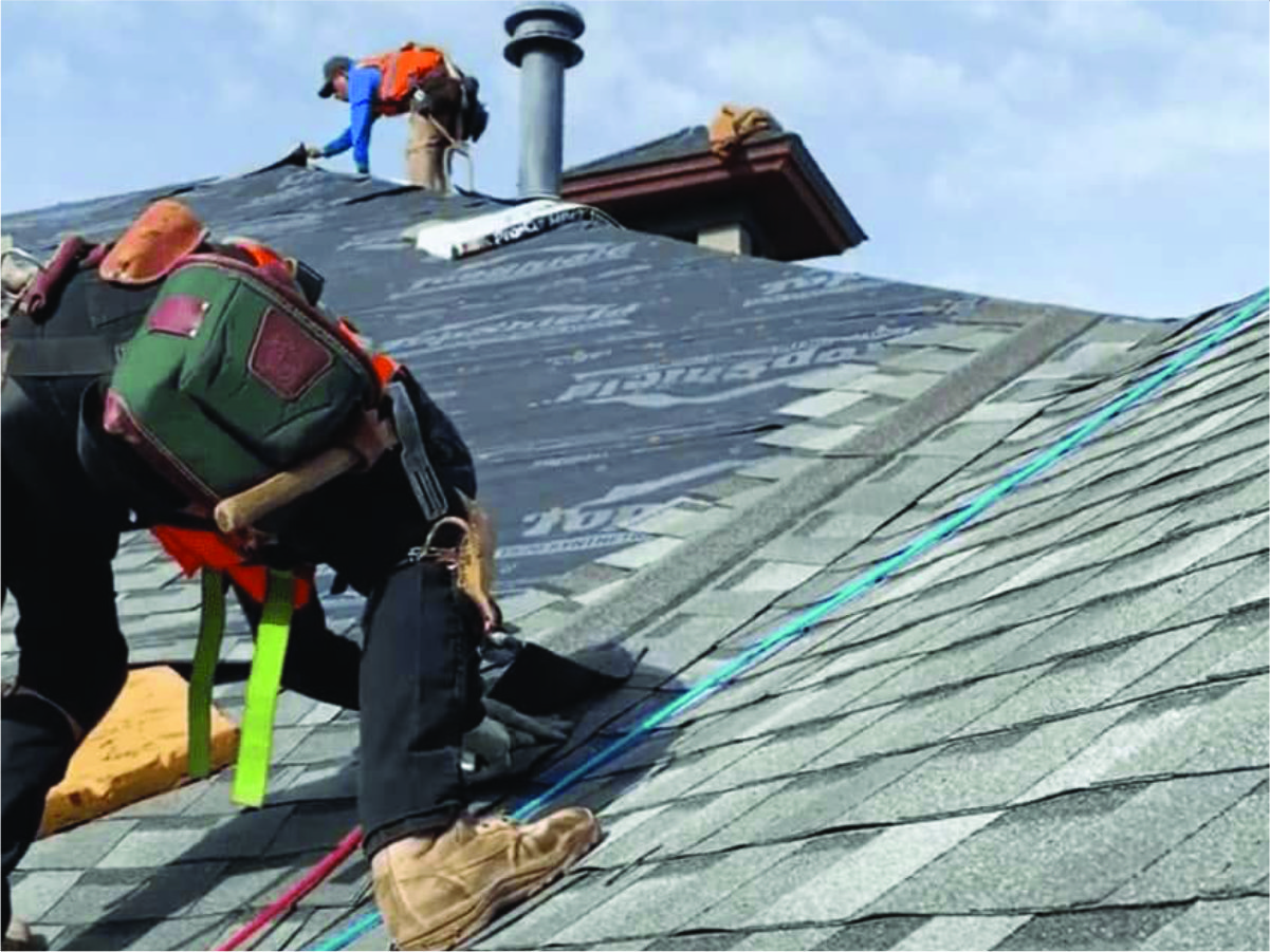 Photo slot: finished-home.jpg — completed roof on a Chicagoland home